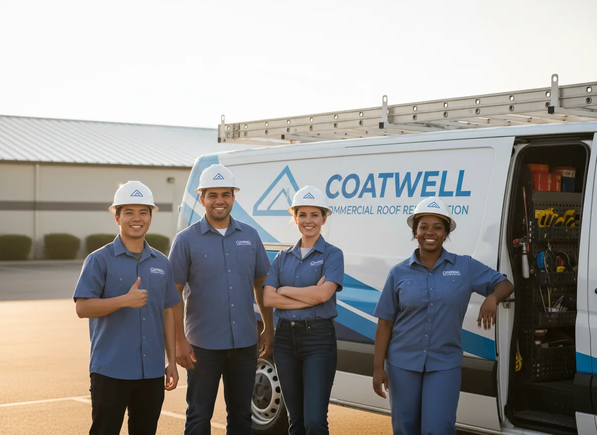 Commercial roof coating company in Verona, WI